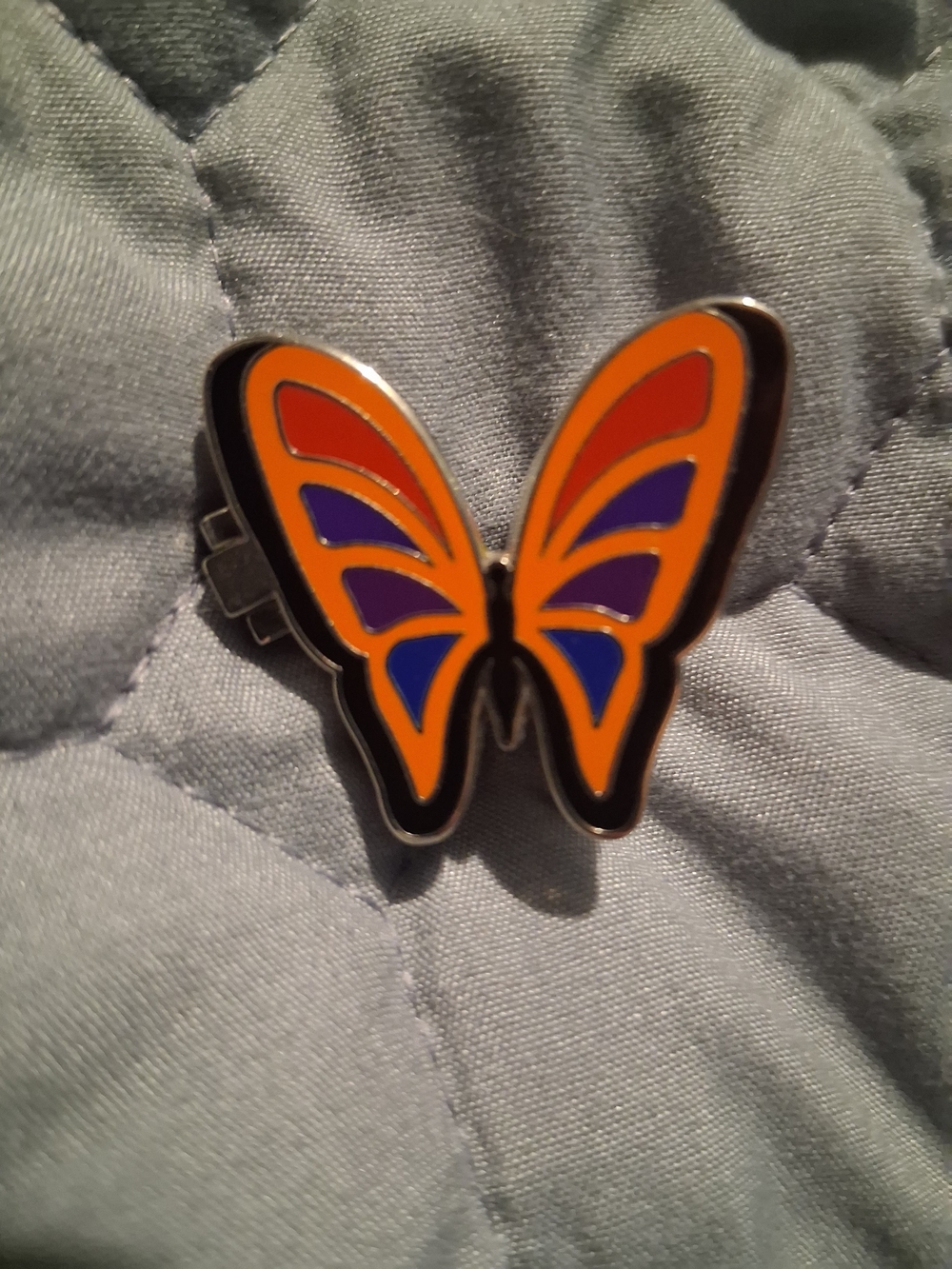 Dollywood Chasing Rainbows Butterfly Pin Vintage Limited Edition
